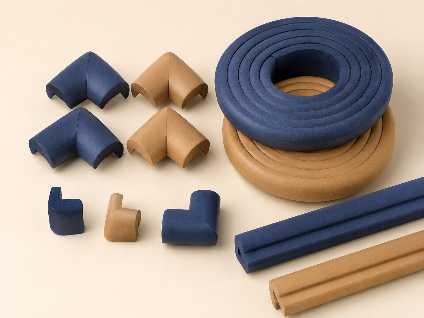 Corner & Edge Protector Pack — Foam guards for door frames, walls and furniture corners.